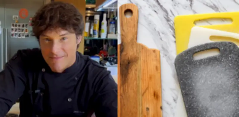 Chef español revela cuál es la mejor tabla para picar alimentos y por qué evita bacterias