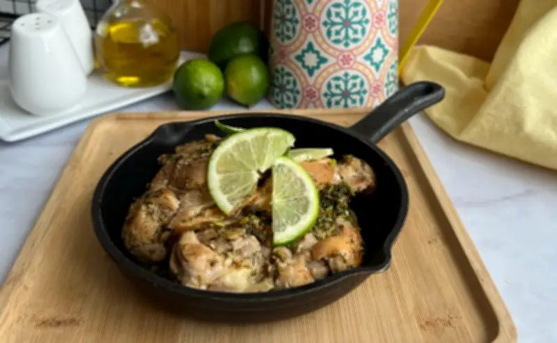 Churrasco de pollo al limón y cilantro: receta fácil en 25 minutos