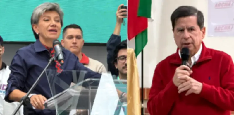 Claudia López y Juan Fernando Cristo chocan por polémica de Constituyente en campaña de Cepeda