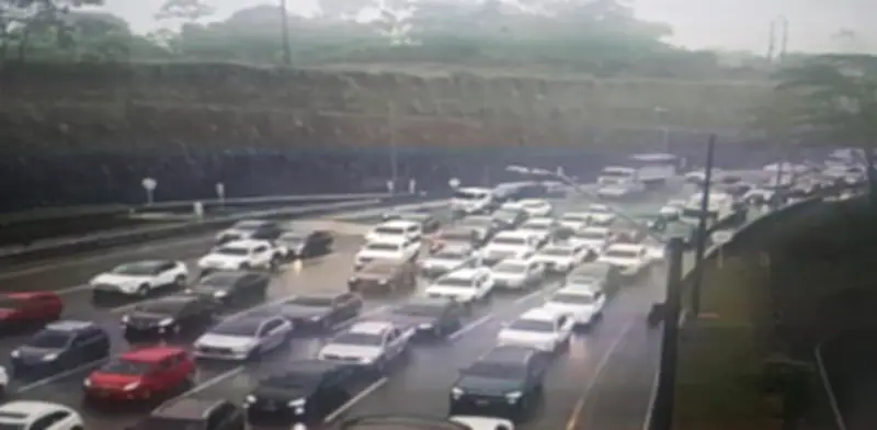 Colapso vial en salida de Villavicencio: cierre de vía al Llano genera caos en retorno de Semana Santa