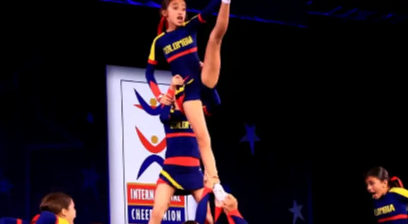 Colombia brilla con oro y plata en Mundial de Porrismo Junior y Senior