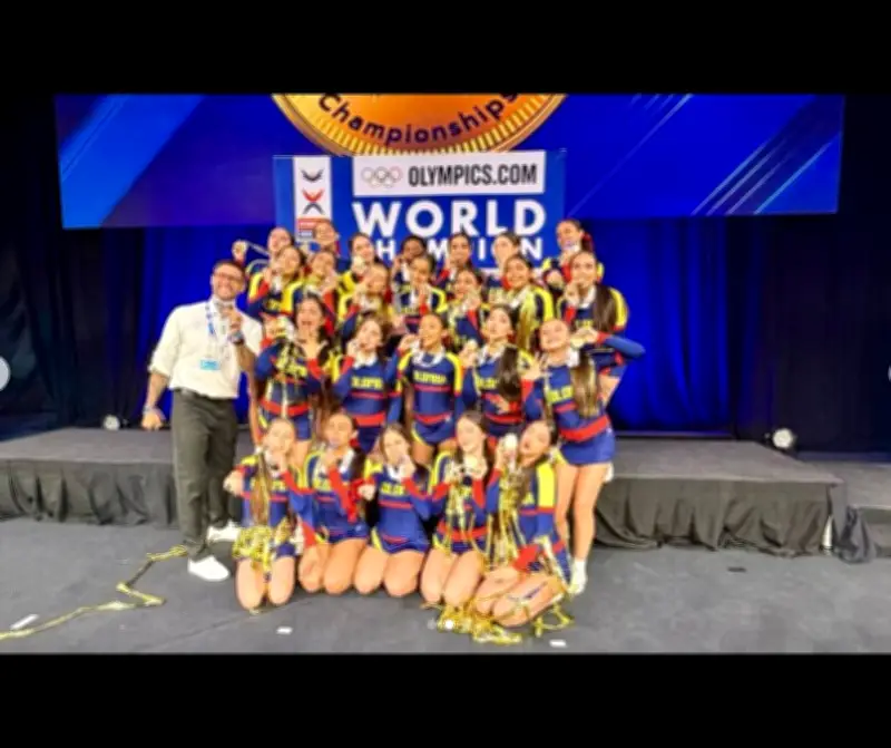 Colombia campeón mundial de porrismo juvenil en Orlando 2026