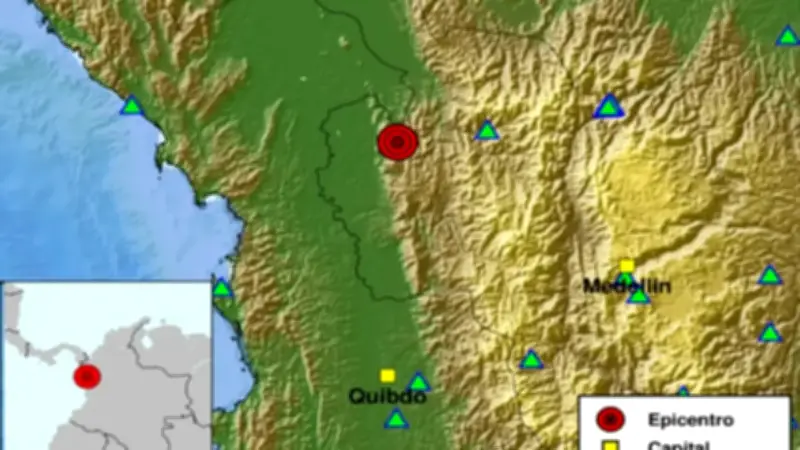 Colombia registra múltiples sismos el 14 de abril de 2026 en ocho departamentos