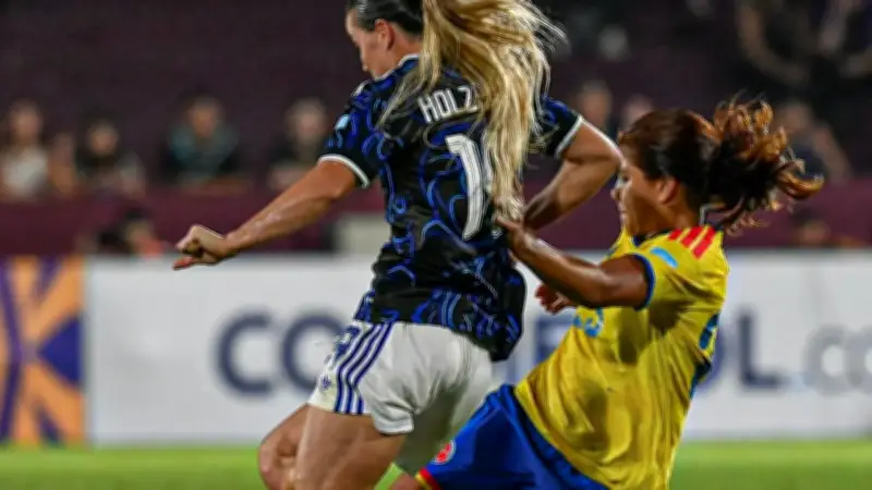 Colombia y Argentina empatan sin goles en Liga de Naciones Femenina Conmebol