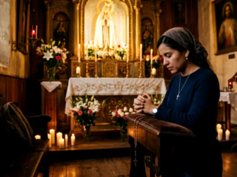 Colombianos buscan prosperidad económica con oraciones al arcángel Uriel en Viernes Santo 2026