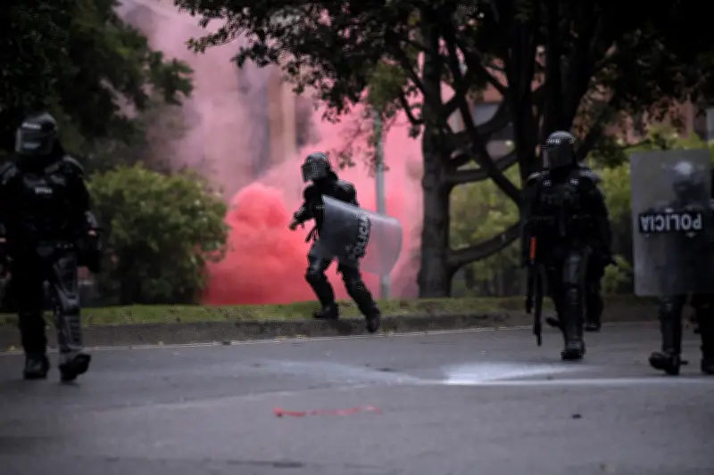 Condenan a 7 años a patrullero del Esmad por dejar ciega a joven en protestas de 2021