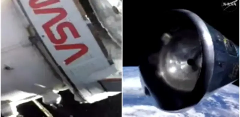 Cápsula Orión de Artemis II se separa del módulo antes del amerizaje en el Pacífico