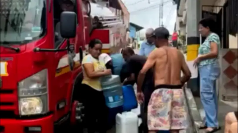 Crisis hídrica en La Pintada: 90% del área urbana sin agua por daño en acueducto