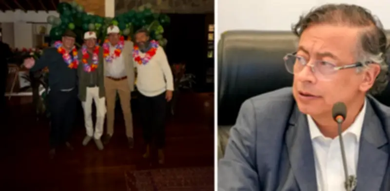 Críticas a Petro por publicar foto de cumpleaños en día de atentados