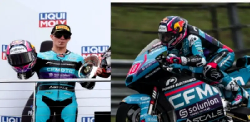 David Alonso partirá sexto en el GP de España de Moto2 tras recuperarse