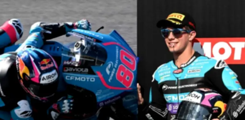 David Alonso remonta tras mala salida y queda cerca del podio en Moto2 España