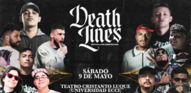 Death Lines Internacional llega a Bogotá con batallas escritas de MC's latinoamericanos
