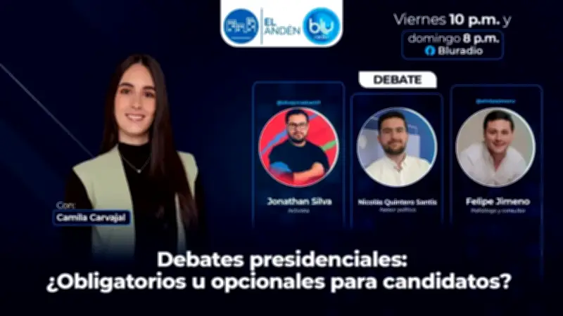 Debate sobre debates presidenciales en El Andén