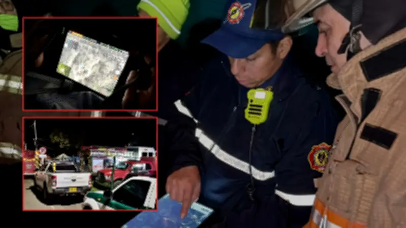 Desaparecidos en Monserrate: Pista de 'Cascadas' guía búsqueda de 7 personas