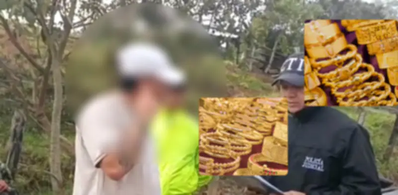 Desarticulan banda 'Los Caminantes' en Santander: robaban joyas de oro y efectivo en El Socorro