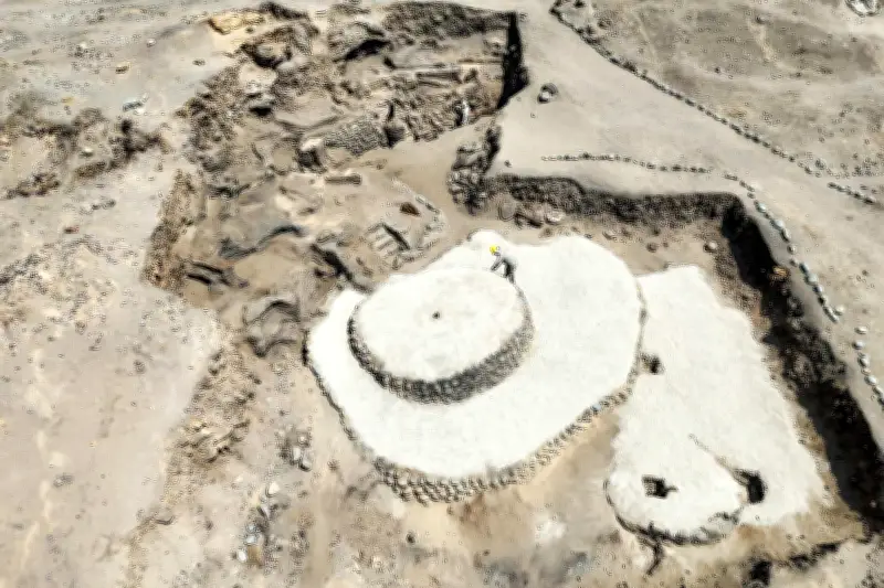Descubren estructura astronómica de la civilización Caral en antiguo puerto pesquero de Perú