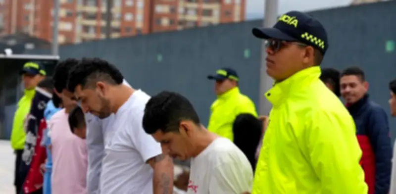 Desmantelan red criminal 'El Mesa' en Bogotá: usaban taxis para mover sicarios, drogas y armas