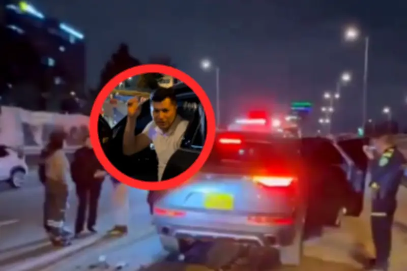 Dueño de Revista Poder capturado ebrio tras accidente en Bogotá