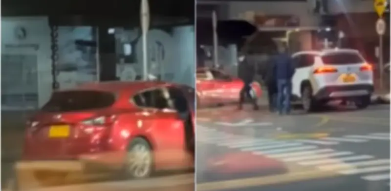 Dueño del Mazda rojo robado en Bogotá confirma que su vehículo fue usado en hurto de McDonald's