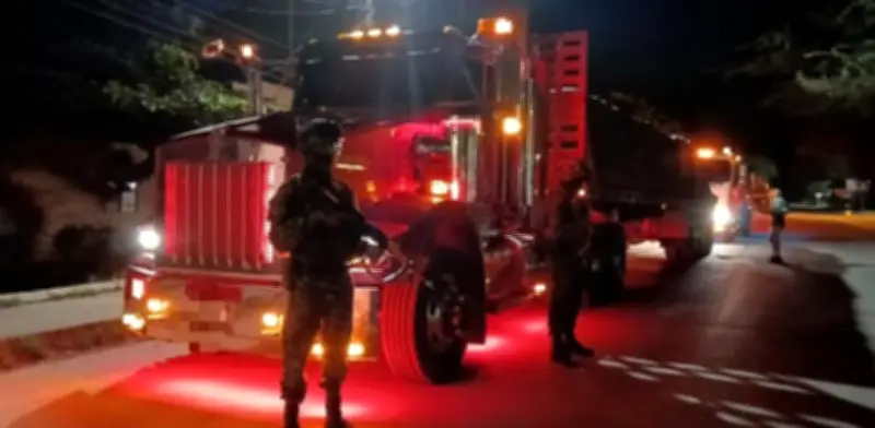 Ejército frustra robo de tres vehículos de carga en la vía Panamericana del Cauca