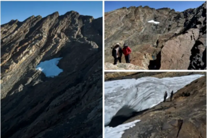 El glaciar Los Cerros de la Plaza declarado extinto: imágenes que documentan su desaparición