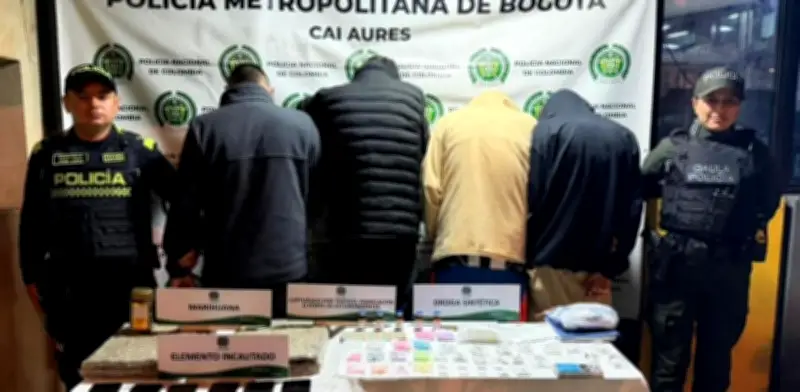 En lechonería de Suba dosificaban marihuana, cocaína y tusi: cuatro capturados