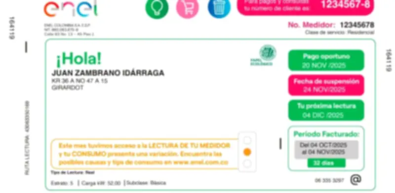 Enel Colombia se defiende de multa de $2.847 millones de Superservicios