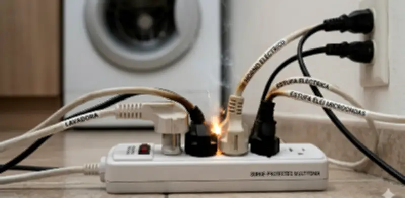 Errores comunes con multitomas que pueden causar incendios en hogares colombianos