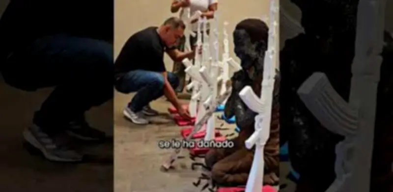 Exhiben en Cali escultura 'Un Eco a la Memoria' por víctimas del conflicto armado colombiano