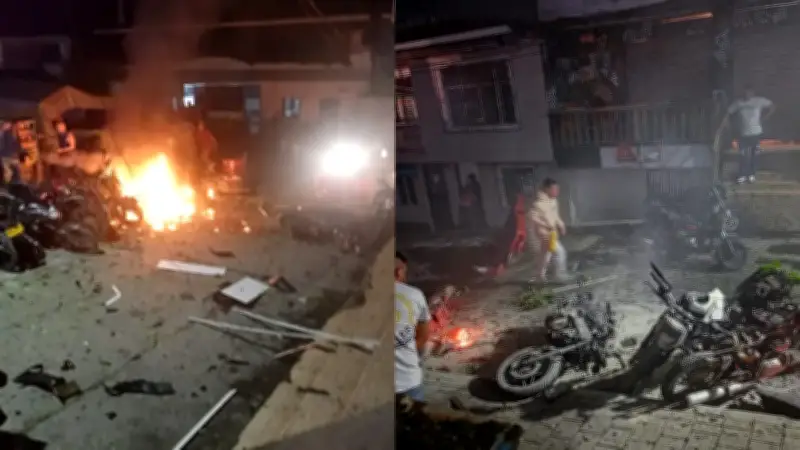 Explosión de granada en Viernes Santo causa pánico en Briceño, Antioquia