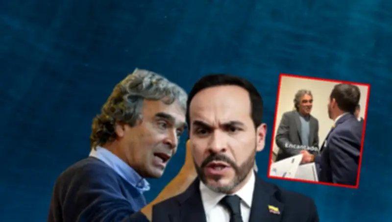 Fajardo publica video del saludo con De la Espriella y lo acusa de alterar la realidad