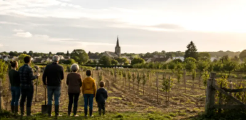 Familia dona terreno agrícola a pueblo francés para crear huerto comunitario