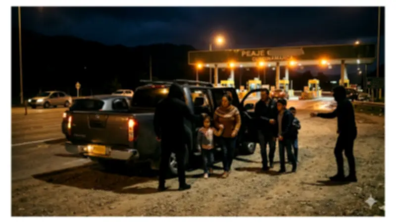 Familia secuestrada, robada y golpeada por extranjeros en peaje de Mondoñedo