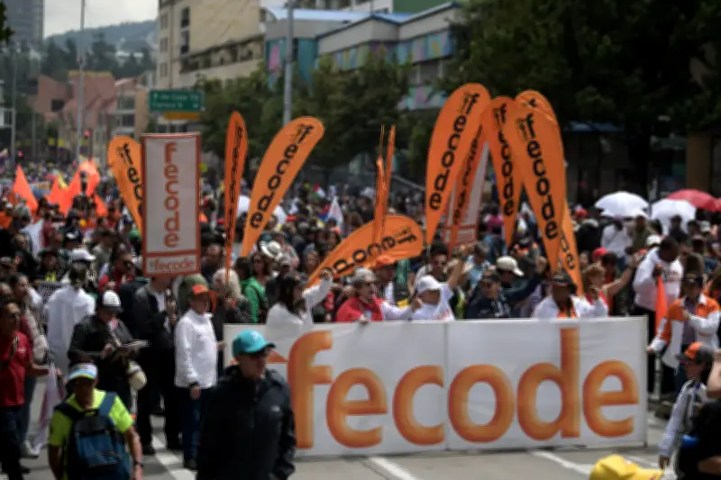 Fecode convoca paro nacional por fallas en modelo de salud para maestros