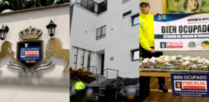 Fiscalía desmantela red de narcotráfico y lavado con incautación de mansiones y vehículos de lujo