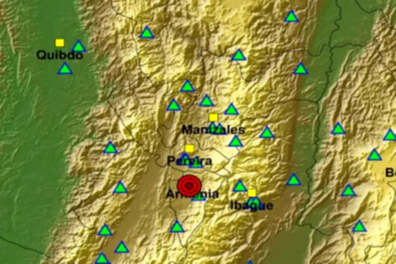 Fuerte temblor superficial despierta a habitantes del Quindío y genera críticas por demora en reportes