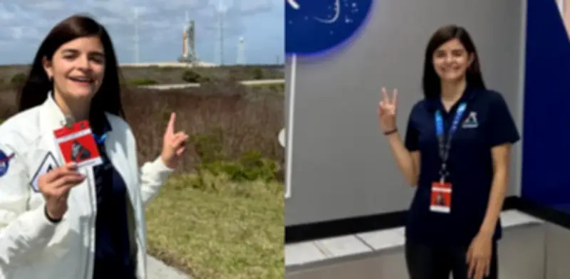 Giovanna Ramírez, ingeniera colombiana invitada por la NASA al histórico lanzamiento de Artemis II