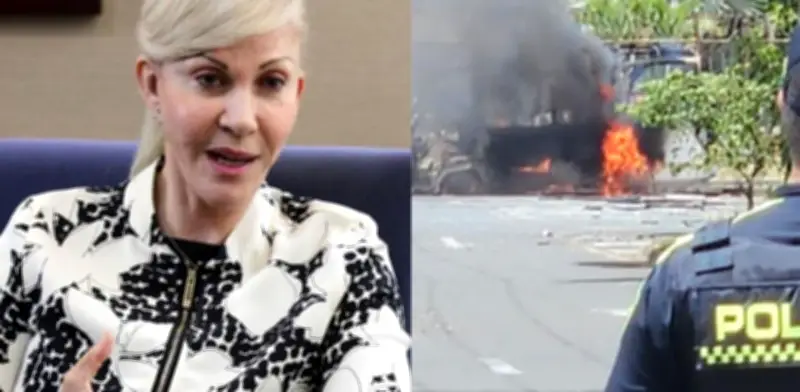 Gobernadora del Valle promete perseguir a terroristas tras atentados en Cali y Palmira