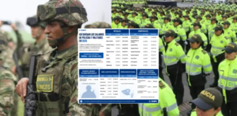 Gobierno oficializa aumento salarial del 7% para policías y militares en 2026