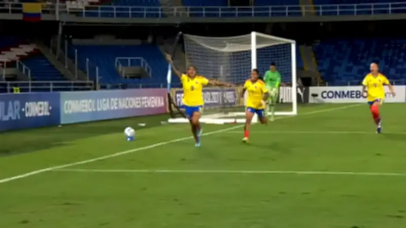 Gol de Gisela Robledo da ventaja a Colombia en Liga de Naciones Femenina