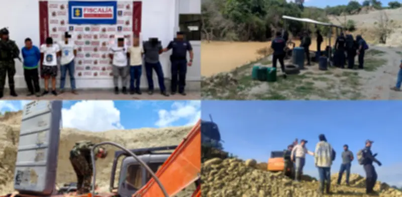 Golpe a minería ilegal del Clan del Golfo en Caldas por $3.000 millones
