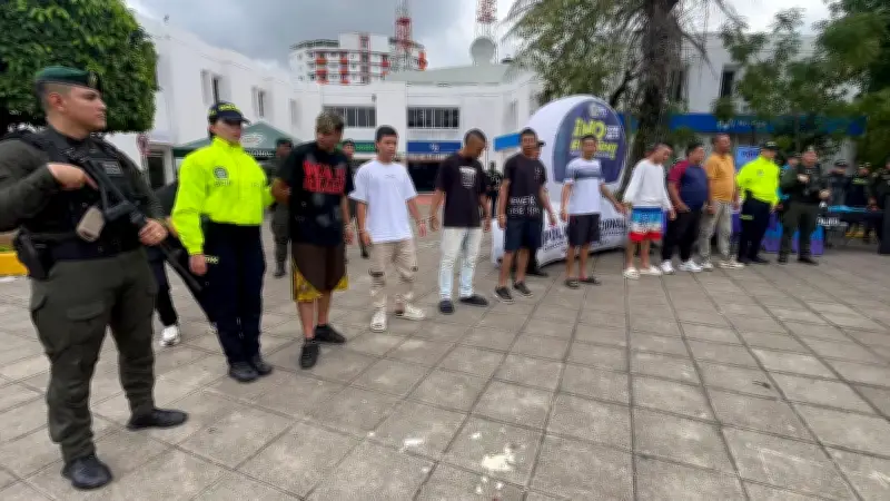 Golpe al microtráfico: capturan a nueve integrantes de banda criminal en Barrancabermeja