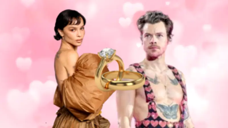 Harry Styles y Zoë Kravitz estarían comprometidos tras ocho meses de relación