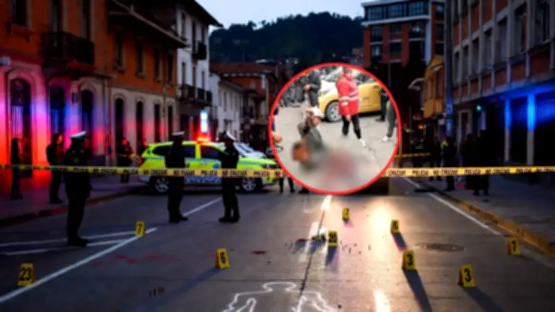Hombre muere en violenta riña con arma blanca en el centro de Bogotá