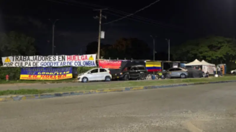 Huelga en Goodyear supera el mes en Yumbo: trabajadores exigen mejoras salariales