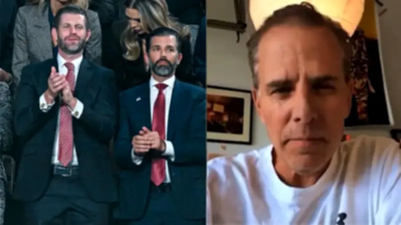 Hunter Biden reta a pelea en jaula a hijos de Trump en clima de polarización política