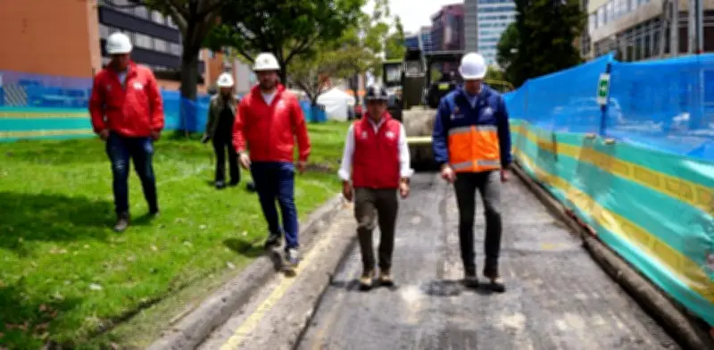 IDU inspecciona avances del corredor de la carrera 7.ª durante Semana Santa en Bogotá