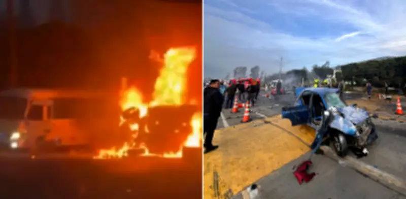 Impactantes imágenes revelan destrucción tras grave accidente en peaje Casablanca, vía Zipaquirá-Ubaté