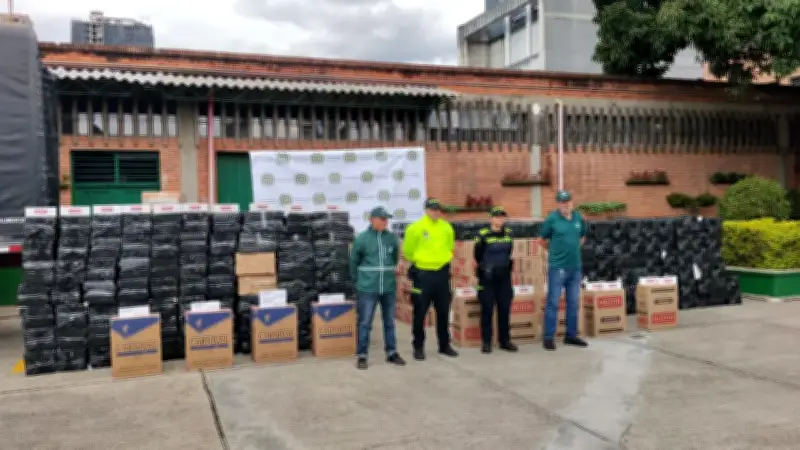 Incautan más de 330 mil cajetillas de cigarrillo de contrabando en Antioquia