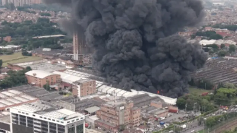 Incendio en fábrica de bicicletas en Itagüí: controlado en 70 %